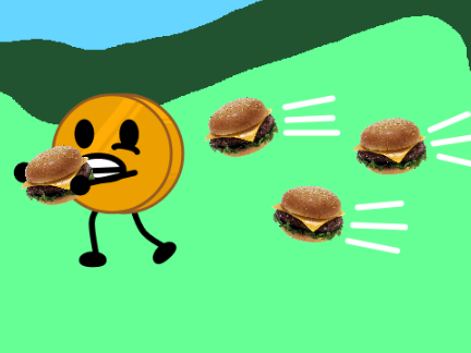 BFDIR 3a: floating cheeseburgers