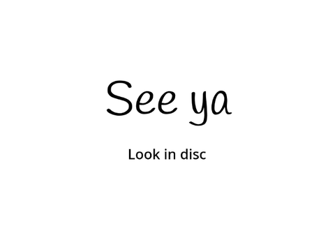 Bye Bye