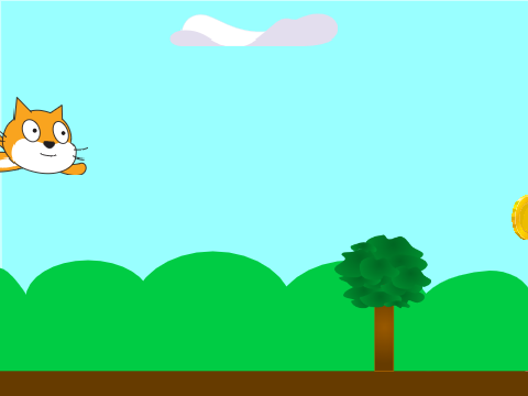 Fly off cat game Fixed version