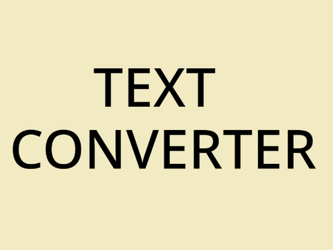 My Entry || Text Converter!