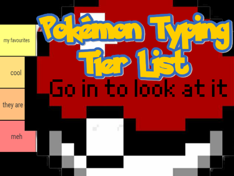 Typing: Pokémon Tier List