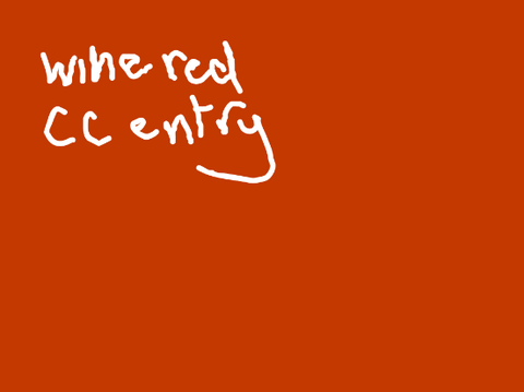 Wine Red CCE