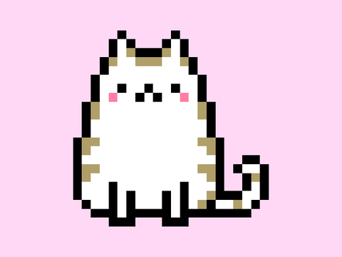 Cat pixel art