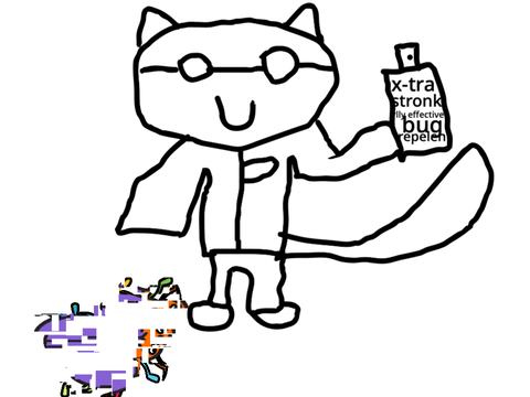 kittycomotion and friends short (the really effective bug repellent)