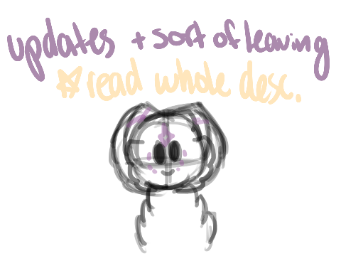 updates + sort of leaving (read whole description)