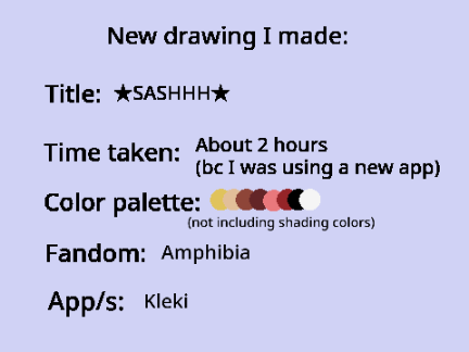 ★ New Drawing ★