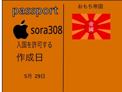 パスポート sora308