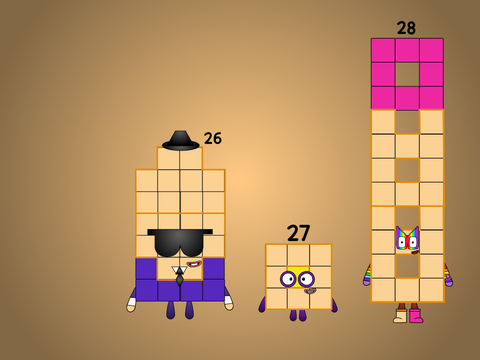 Official 23-28 in Numberblocks 