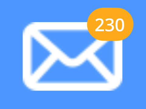 I came back for 230 messages after 1 day