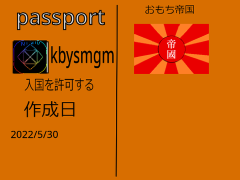 kbysmgmのパスポート 