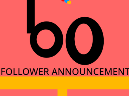 60 FOLLOWER ANNOUNCEMENT