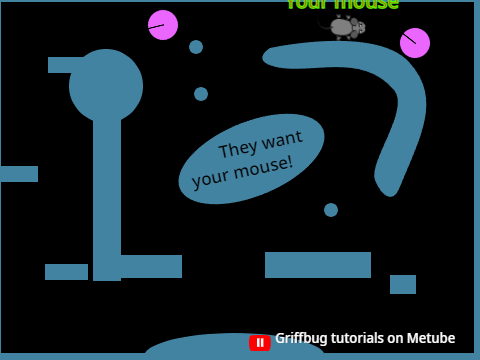 AI Obstacle Navigation Demo but it's a game