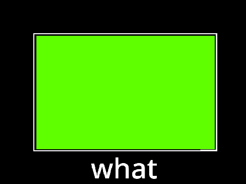 wait what 素材 (material) green back