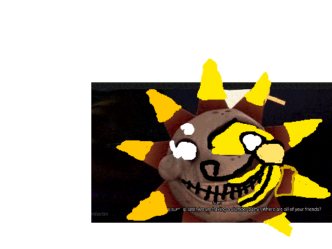 fnaf sunrise drew but not ready