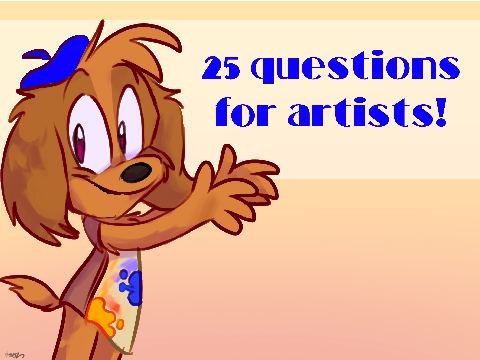 My 25 answers for artists [:[