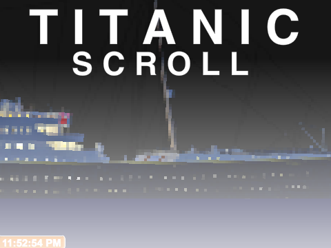 Titanic Scroll