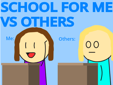 School For Me Vs. Others: Animation