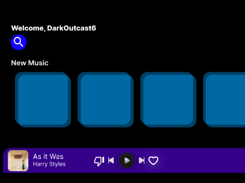 Music App UI Design