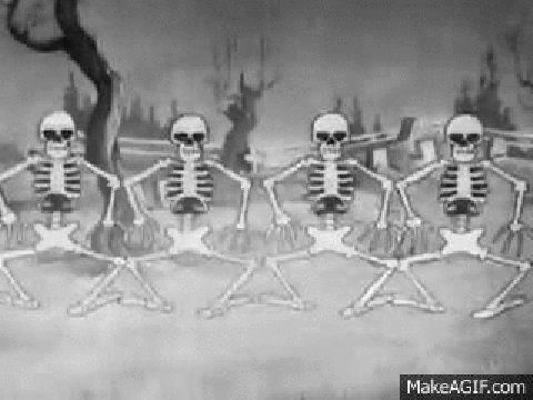 Spooky Scary skeleton