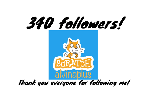 340 followers!