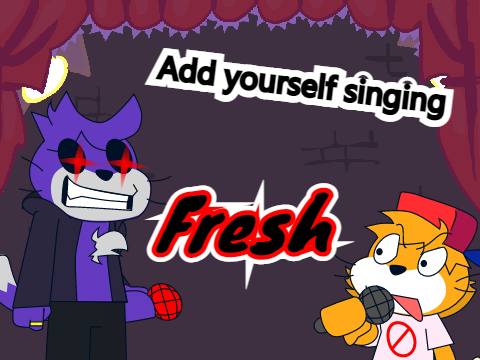add yourself singing fresh