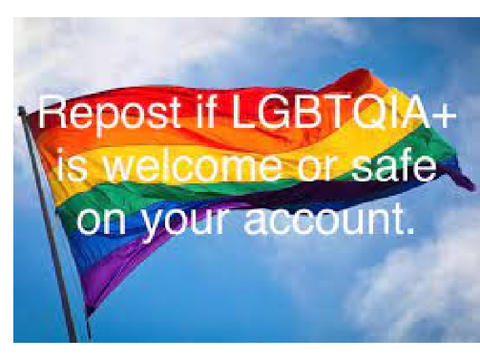 Repost/remix if the LGBTQ+ community is welcome or safe on your account  remix remix remix re… remix