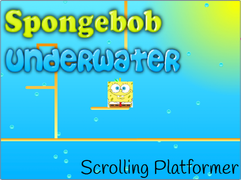 Spongebob Underwater || Scrolling Platformer