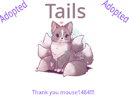 Thank You For Letting Me Adopt Tails!!!