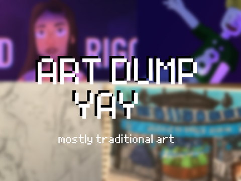 APRIL-JUNE ART DUMPP #All #Procreate #trending