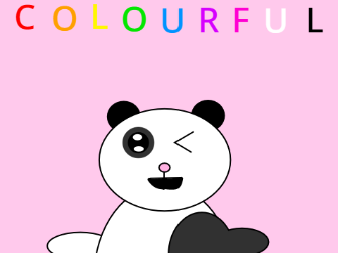 Colour Changing Competition Entry: PANDI TIME!