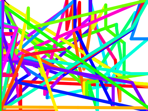 endless spinning drawing stickfigure