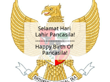 ⟪Selamat Hari Kelahiran Pancasila⟫