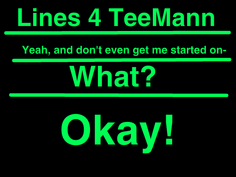 Lines 4 TeeMann