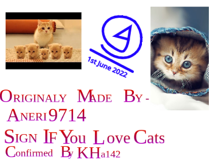 Remix - Sign If You Love Cats remix