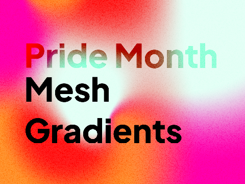 Pride Month Mesh Gradients