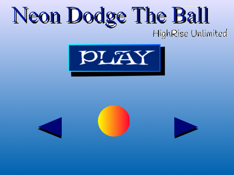 NEON BALL (RETRO VERSION)