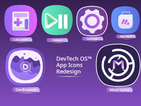 DevTech OS™️ App Icons Redesign