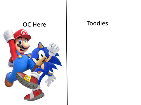 Mario and Sonic Toodles pls?