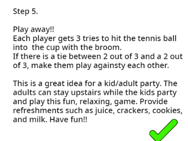 How to play indoor golf
