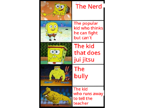 School fight meme!