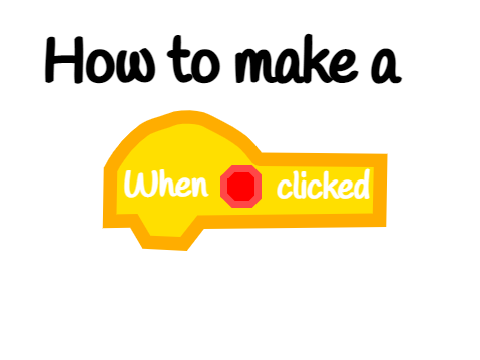 How to make a When stop sign clicked
