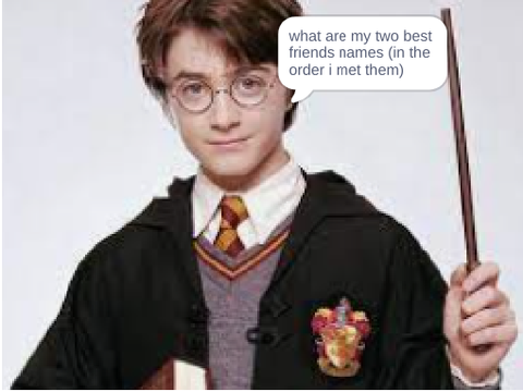 harry potter quiz!