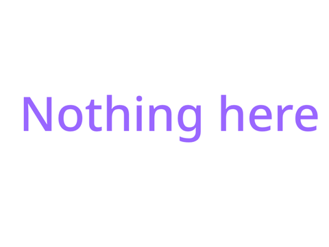 Nothing here 
