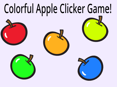 Colorful Apple Clicker Game