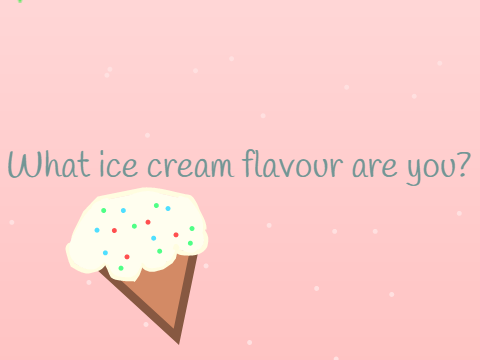 What ice cream flavour are you?