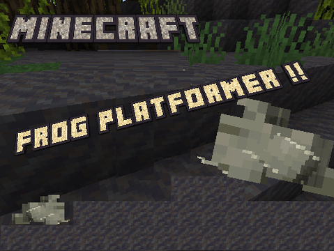 Frog platformer!!! 【Minecraft】モバイル対応