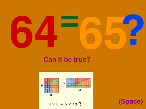 64=65?