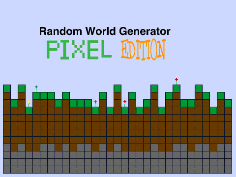 Random World Generator™ | pixel edition