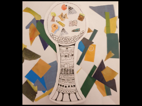 Scratch Art Camp- Gumball machine!