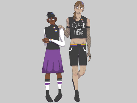 Happy Pride ft. Pidge and Clay bein' cute